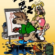 Hommage a André Franquin par Titash