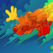 Titash : Jet Kat (3D Chromadepth)