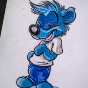 Little Blue Bear (by Titash)