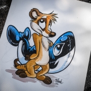 Timduru and his orca (by Titash)