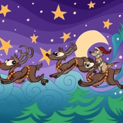 King Titash and his reindeer