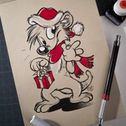 Titash Sketchbook : Meerky Christmas