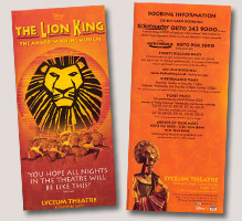 Brochure Roi Lion