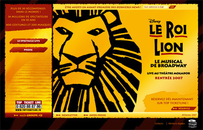 Le Roi Lion à Paris - Théatre Mogador