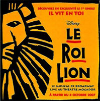Le Roi Lion : Le Musical de Broadway - Single : Il vit en toi