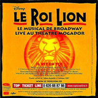 Le Roi Lion : Le Musical de Broadway - Single : Il vit en toi